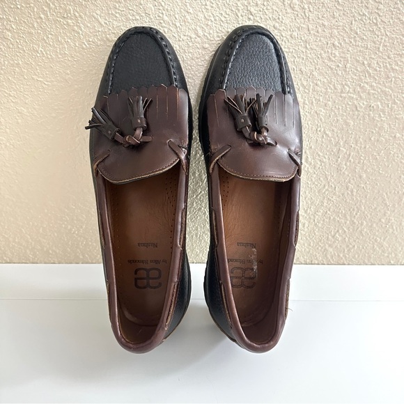 Allen Edmonds Men's Nashua Tassel Loafers in Black Brown Colors Narrow Fit sz 11 - Picture 1 of 15